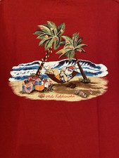 New listing
Reyn Spooner Mens L Large Red Christmas Hawaiian Holiday T Shirt Island Santa