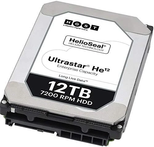 WD Ultrastar HE12 12TB Internal 7.2K RPM SATA 3.5'' (0F30141) Hard Drive - Image 1 of 1