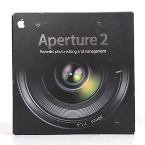 Apple Aperture 2 Photo Editing & Management Software w/ Serial & Manual - Mac - Picture 1 of 3