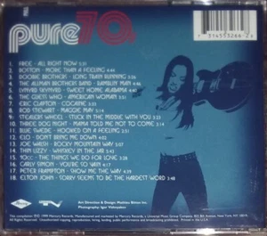 Pure 70s CD Boston Lynyrd Skynyrd Thin Lizzy Elton John Like new! - Picture 1 of 3