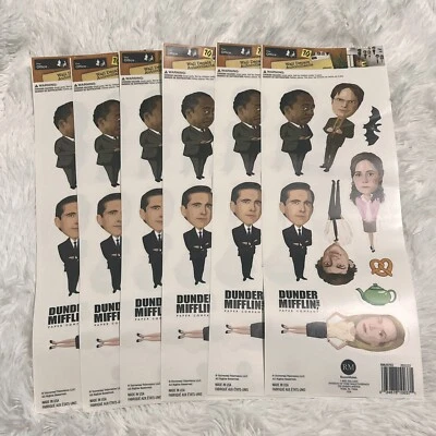 THE OFFICE Wall Decals Removable & Repositional Stickers TV Series 6 Sheets - Image 1 of 4