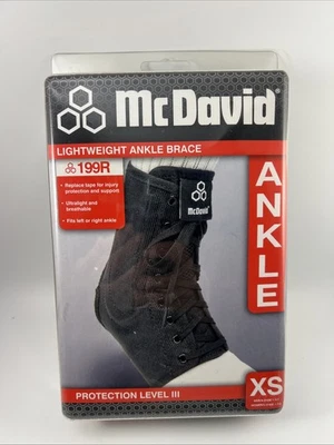 Tobillera MCDAVID 199R - Nivel 3 - Con cordones - XSMALL - NUEVA EN CAJA Foto 1 de 3