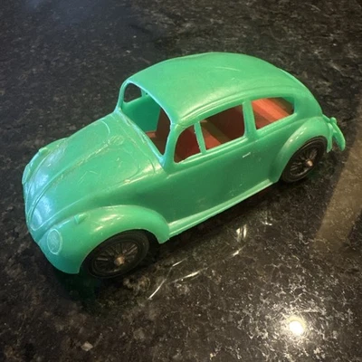 1960s Volkswagen Beetle Bug Car Molded Plastic - Image 1 of 4