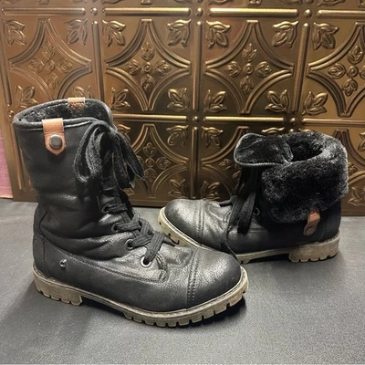 Roxy Bruna Acogedoras Botas de Invierno Convertibles Forradas de Piel Negras para Mujer Talla 8 Foto 1 de 4