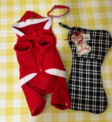 Disfraz Navidad Perro XL Una Pieza, Medias y Collar Perro (3 Artículos) Foto 1 de 4