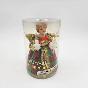 Mini Vintage K-Mart Trim A Home Angel Lighted Christmas Tree Topper - Picture 1 of 9