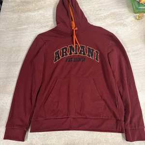 Armani Exchange Maroon Pullover Sweatshirt Medium - Picture 1 of 7