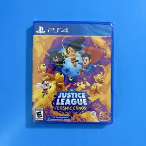 DC's Justice League Cosmic Chaos -Playstation 4 PS4 Game BRAND NEW FACTORY SEAL - Picture 1 of 3