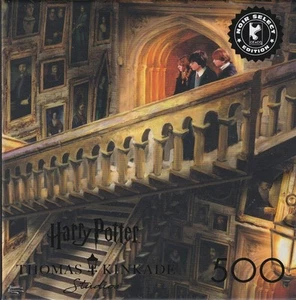Thomas Kinkade Harry Potter Ceaco 500 Pc Jigsaw Puzzle Grand Stair Case NIB - Picture 1 of 1