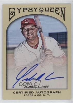 2011 Topps Gypsy Queen Yonder Alonso #GQA-YA Rookie Auto RC - Image 1 of 3