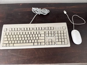 Vintage Apple M2980 Tastatur mit Mighty Mouse A1152! Getestet: Beide funktionieren!!🔥🔥 - Bild 1 von 6
