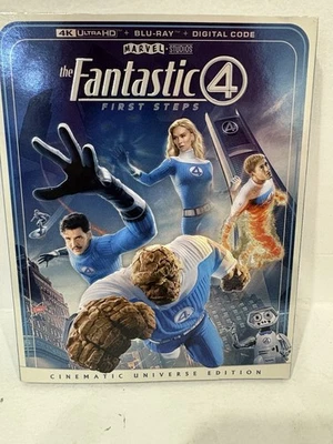 Fantastic Four: First Steps 4K UHD & Blu-Ray (No Digital) W Slipcover LIKE NEW - Image 1 of 4