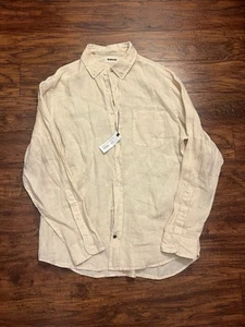 Camisa Taylor Stitch The Jack In Horchata Lino 42 Abotonada - Imagen 1 de 6