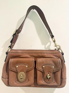 Bolso de cuero bruñido Coach Legacy 65 aniversario británico F12868 Y2K raro - Imagen 1 de 9