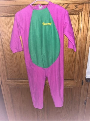 Fantasias infantis unissex 1992 Barney the Dinosaur Halloween PEQUENAS - Imagem 1 de 4