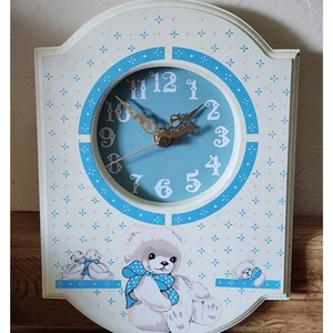 Tienshan Theodore Country Bear Vintage Wall Clock Teddy Bear Vintage Works - Picture 1 of 13