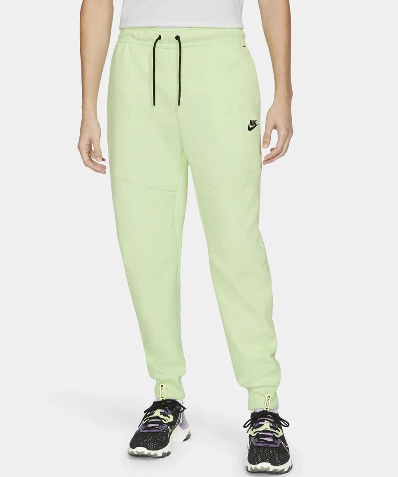 Nike Niños Ropa Deportiva Tech Pack Pantalones Polar Líquido Lima/Negro CU9213-383 XL NUEVO CON ETIQUETAS Foto 1 de 4