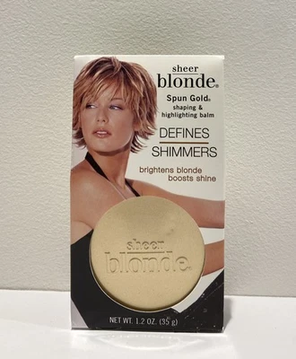 JOHN FRIEDA Sheer Blonde SPUN GOLD SHAPING HIGHLIGHTING BALM 1.2 oz. RARE NEW - Image 1 of 2