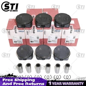 6Pcs Piston Rings Set FIt FOR BMW E46 E39 E60 E61 Z4 E85 325i 525i 2.5i M54 B25 - Picture 1 of 6