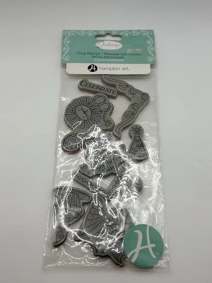 Estampillas adhesivas de goma de cumpleaños Hampton Art nuevas en paquete Foto 1 de 4