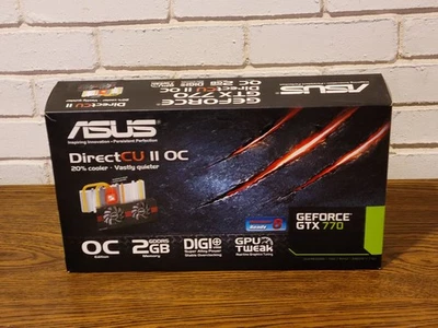 Asus DirectCU II Geforce GTX 770 OC 2GB GDDR5 Video Card GTX770-DC2OC-2GD5 - Image 1 of 4