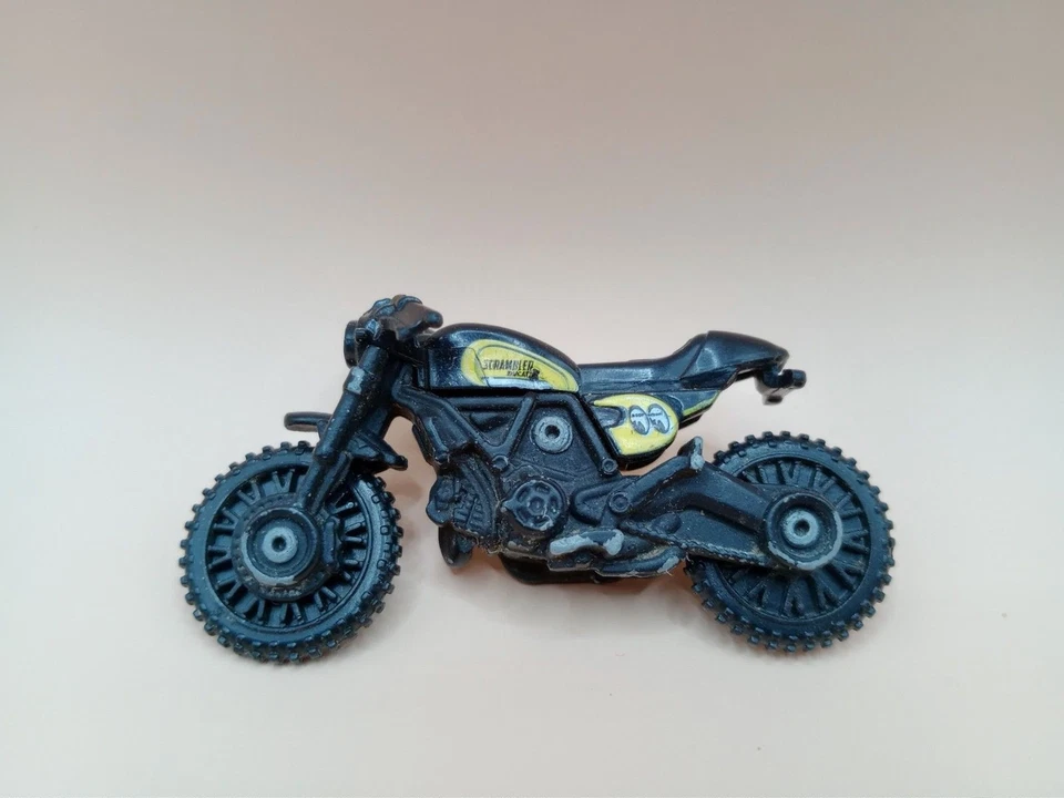 Ducati Scrambler Hot Wheels Edition Mooneyes * Negro * Escala 1:64 Diecast Suelto Foto 1 de 4