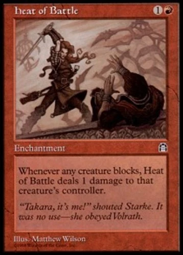 Heat of Battle - Stronghold #88/143 MTG Magic The Gathering - Image 1 of 1