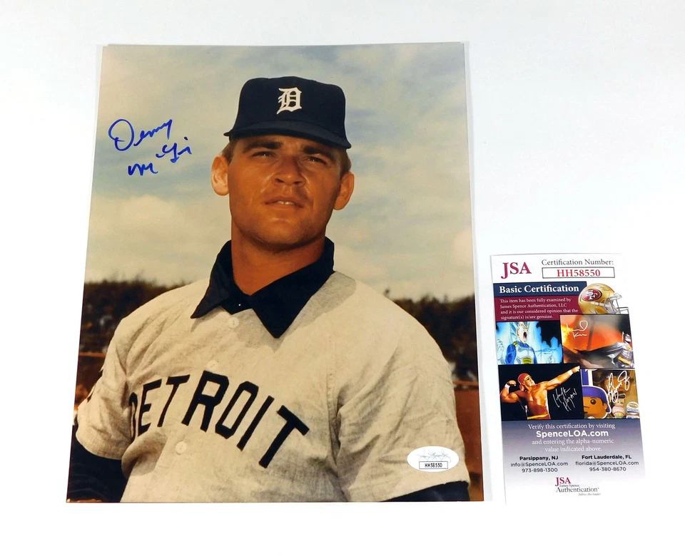 Denny McLain Signed 8 x 10 Color Photo Tigers JSA Auto DA037066 - Image 1 of 3