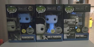 3 Rare Funko PoP Digital Universal Monsters Holy Grail Frankenstein Bride & Dr - Picture 1 of 4