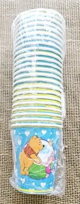 Lot Of 23 Vintage 1990s Disney Winnie The Pooh Paper Party Cups 9oz Party... - Image 1 of 3