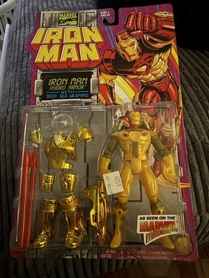 1994 ToyBiz Marvel Iron Man Hydro Armor Marvel Action Figure - New/Sealed - Image 1 of 2