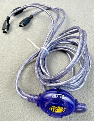 Cable de enlace multijugador Mad Catz GBA y GBC para Nintendo Gameboy púrpura Foto 1 de 4