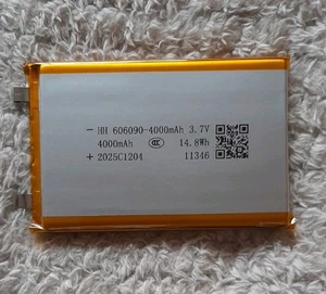 Lipo Akku 3,7V 4000mAh Li-Ion kompakt Batterie superflach / 14,8 Wh * NEU - Bild 1 von 3