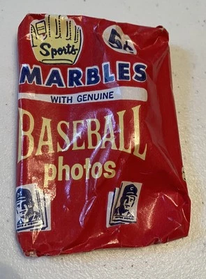 Tarjeta de béisbol sellada Leaf Sports Novedades 1960 y paquete de mármol! RARO!! Foto 1 de 2