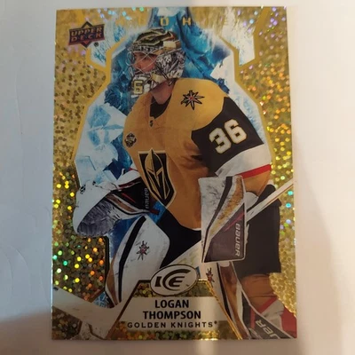2021-22 Upper Deck Ice - Rookie Logan Thompson #131 Gold (RC) - Image 1 of 2