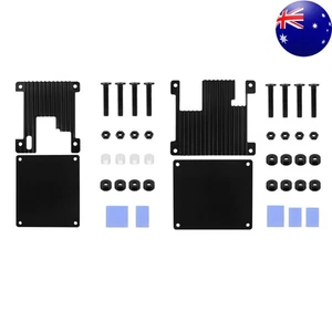 For Orange Pi Zero/Orange Pi Zero 2 Aluminum Passive Cooling Case Black - Zdjęcie 1 z 15