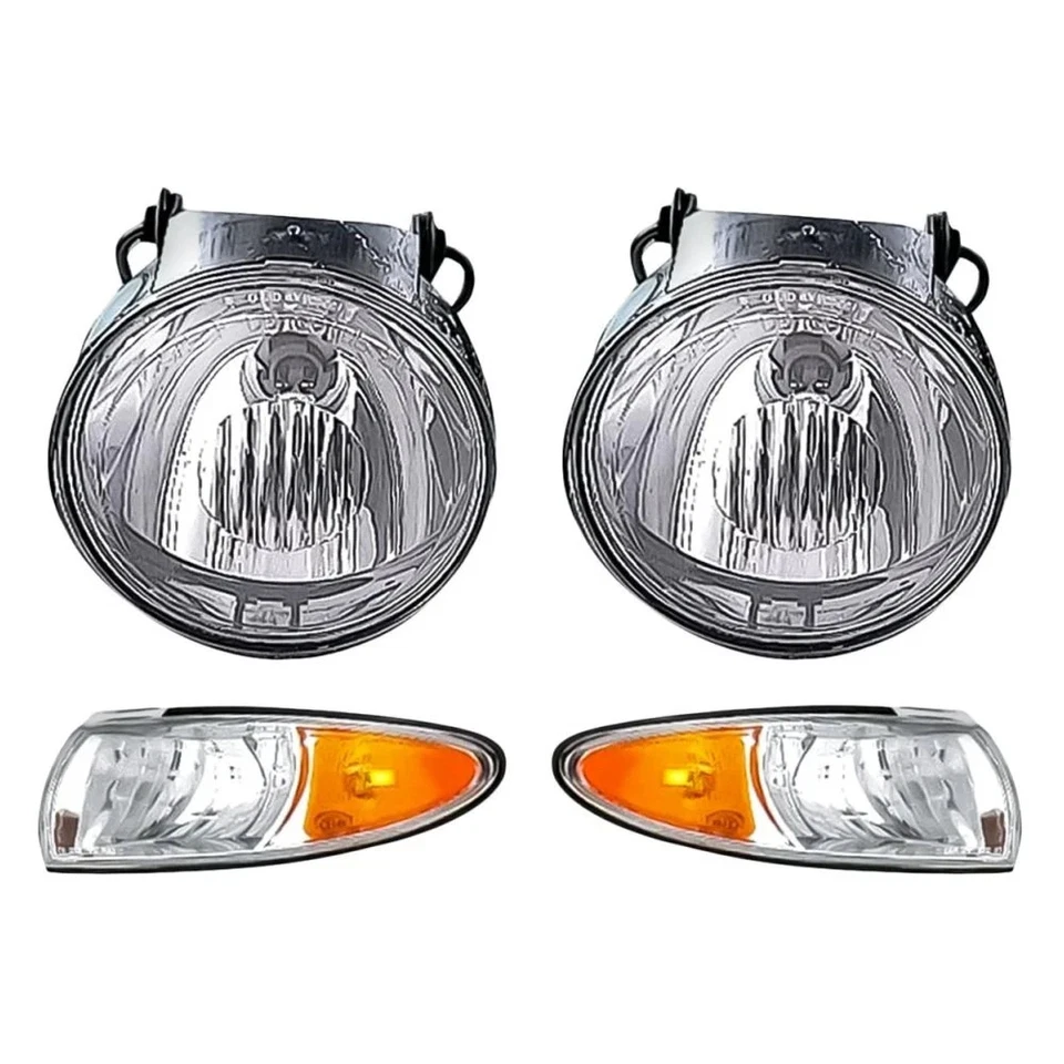 For Pontiac Grand Prix 97-03 4-Piece Kit (Driver and Passenger Side Fog Lights, Foto 1 de 1