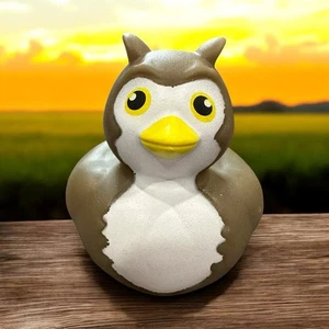 Rubber Duck Owl Brown Bird Decor Car Home Office Jeep Ducked Cruise Ducky New - Picture 1 of 8