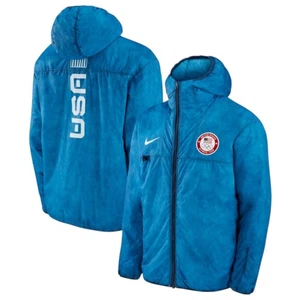 Nike Therma Fit ADV USA Olympic Team Jacket Primaloft Blue Men's Size 2XL XXL - Picture 1 of 12