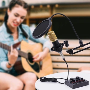 für Live V8 Soundkarte Audio Interface Mixer Voice Changer Broadcast Bluetooth - Afbeelding 1 van 23