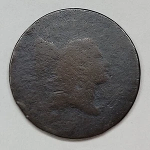 1794 Liberty Cap Flowing Hair Half Cent 1/2c Low Grade Early US Copper *F981 - Picture 1 of 5