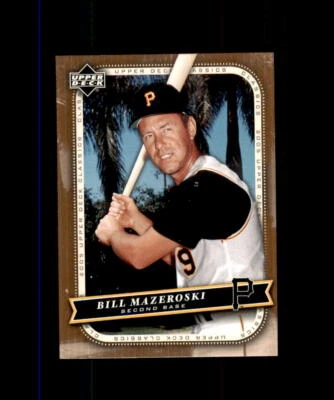 2005 UPPER DECK CLASSICS BASEBALL #5 BILL MAZEROSKI PIRATES - Image 1 of 2
