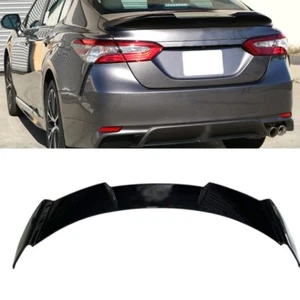 Fits for Camry 2018 2019 2020 Kn Style Rear Trunk Lid Spoiler Gloss Black - Picture 1 of 8