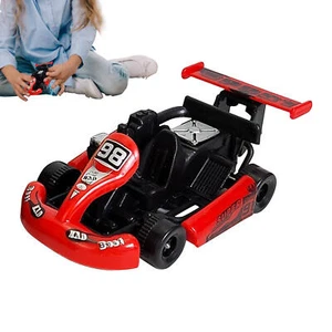 1pc Friction Powered Karting Car Toy Pull Back Go Car Vehicle Toy for Kids Gift - Picture 1 of 11