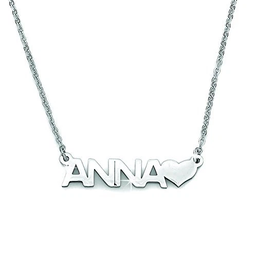 COLLANA CON NOME IN ACCIAIO INOSSIDABILE ANALLERGICO BIGIOTTERIA TANTI NOMI MODA - Immagine 1 di 1
