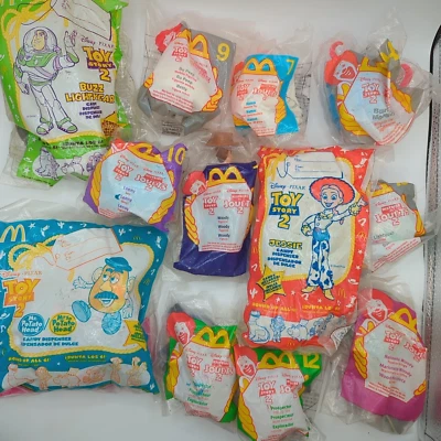 McDonald Happy Meal Toy Story 2 Lote 12 Vintage Buzz Woody (2 ver) Jessie - ST54 Foto 1 de 4