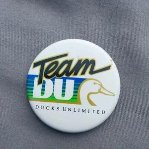 Team DU Ducks Unlimited Button 2 1/4" - Picture 1 of 2