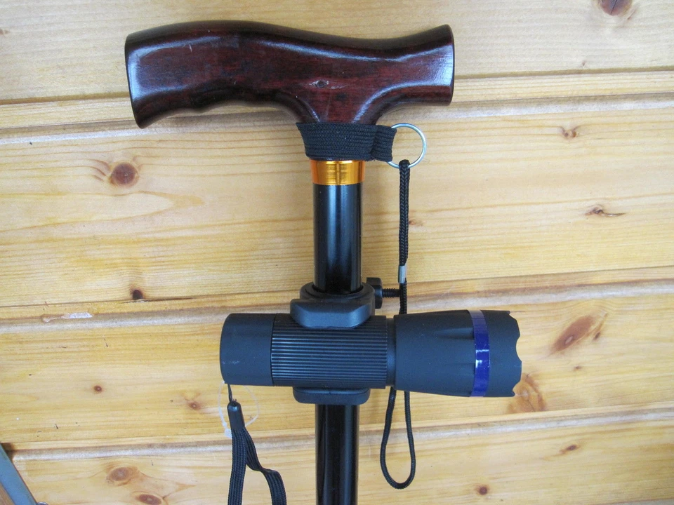 Beleuchtung Rollator Krücke Gehstock Gehhilfe Wanderstock Spazierstock Rollstuhl - Bild 1 von 1