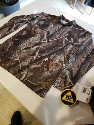 RealTree Scent-Check Long Sleeve Woodland  Camo T-shirt Adult Large - Image 1 of 4