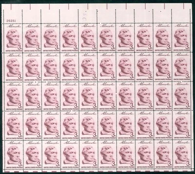 Scott #1114 3¢ Abraham Lincoln Mint Sheet MNH  CV $11.10 - Image 1 of 2